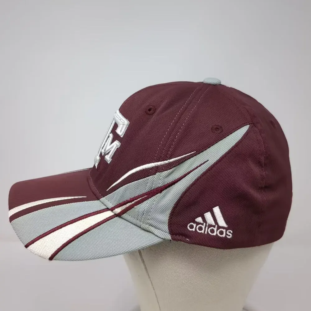 Adidas Texas A&M Aggies NCAA Red Cap XL Fitted Stretch Hat Embroidered Logo